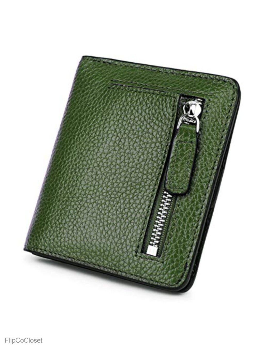 Genuine Leather Small Bifold Wallet RFID Blocking for Women, Credit Card Holder